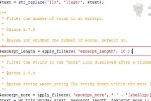 wordpress如何限制摘要的字数